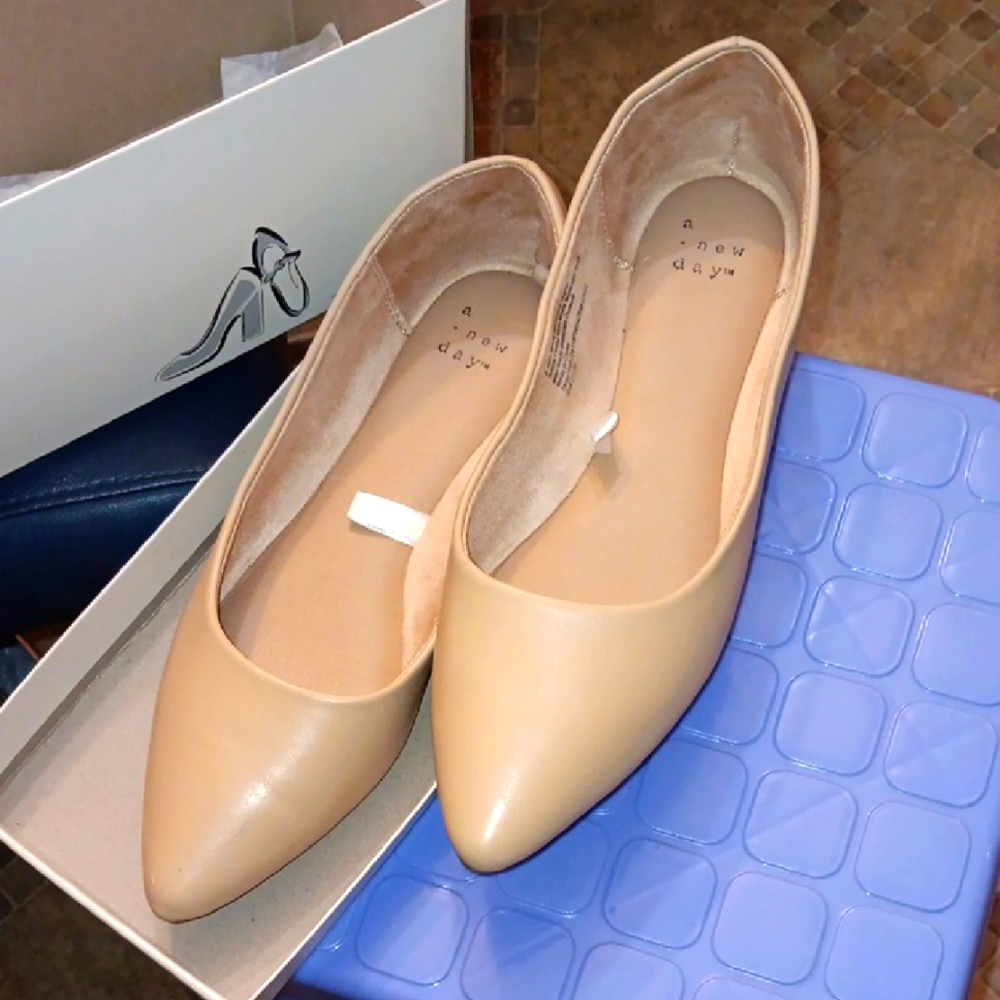 A New Day Women's Tan Flats